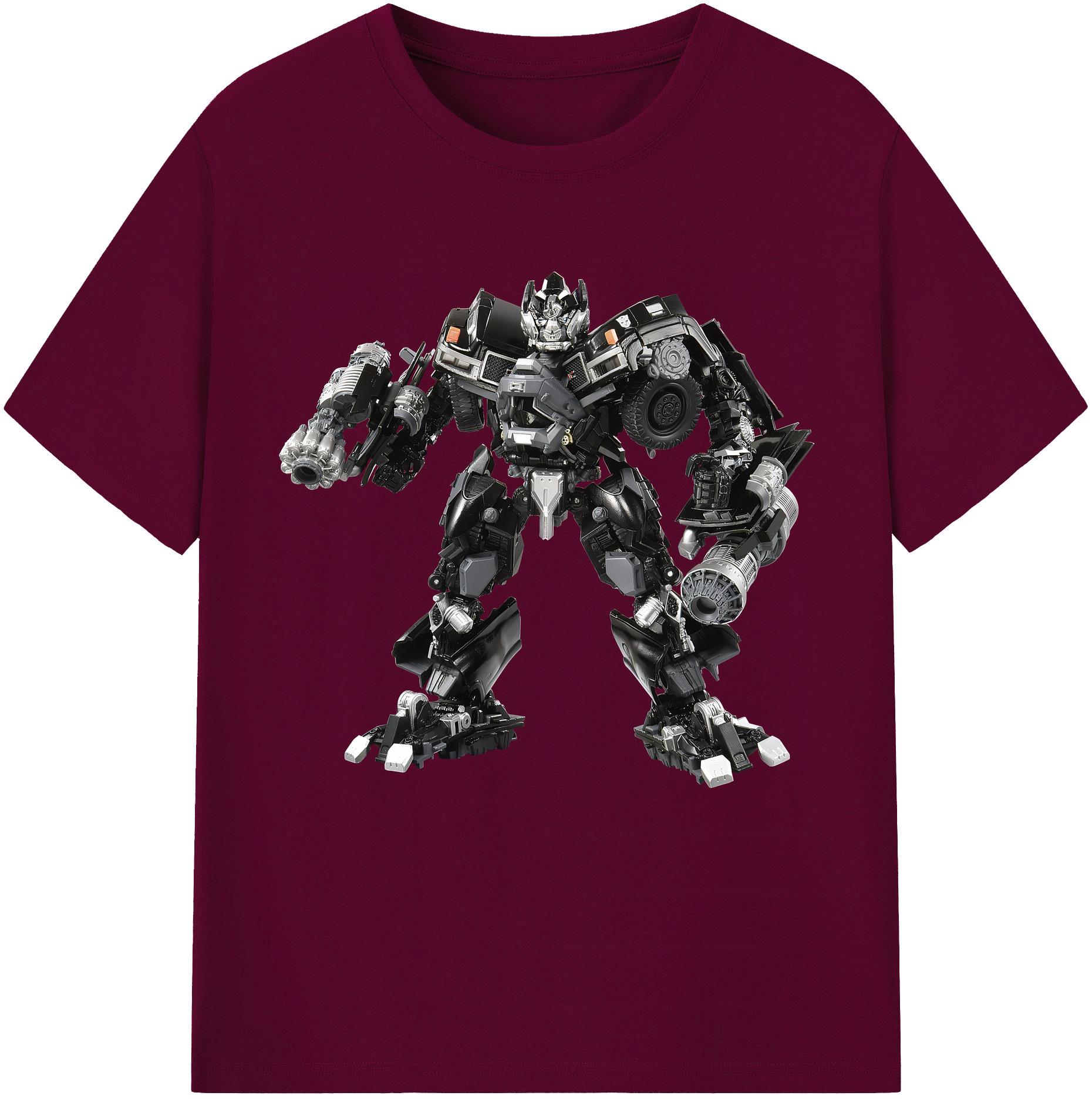 （画像用） Transformers トランスフォーマー レディースカジュアルプリントTシャツ（綿100％）